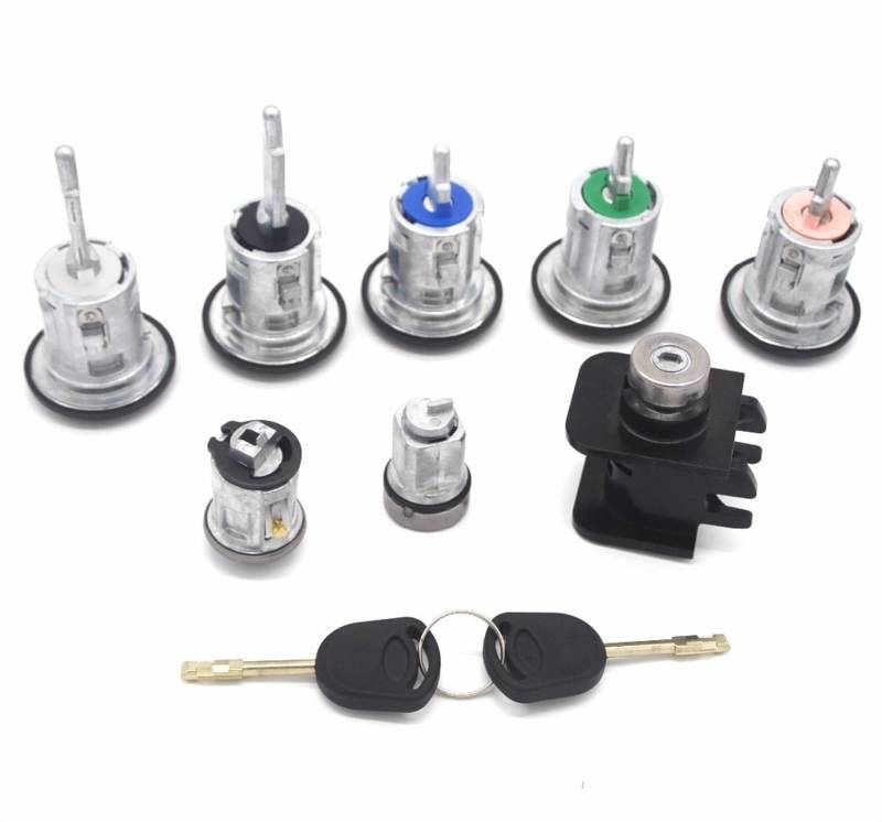 MEXWLOP 8-teiliges Komplett-Vollschloss-Set, for Ford, Transit MK6 2000–2006 von MEXWLOP