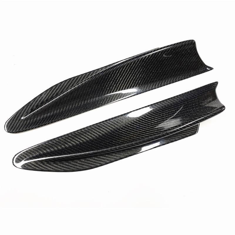MEXWLOP Äußere Kotflügel-Entlüftungsverkleidung for Subaru, BRZ, Toyota, 86 GT86, Scion, FR-S 2012-2020 Carbon Fiber Splitter Cover Spoiler Canard Nebelscheinwerferabdeckung für die vordere Stoßstange von MEXWLOP
