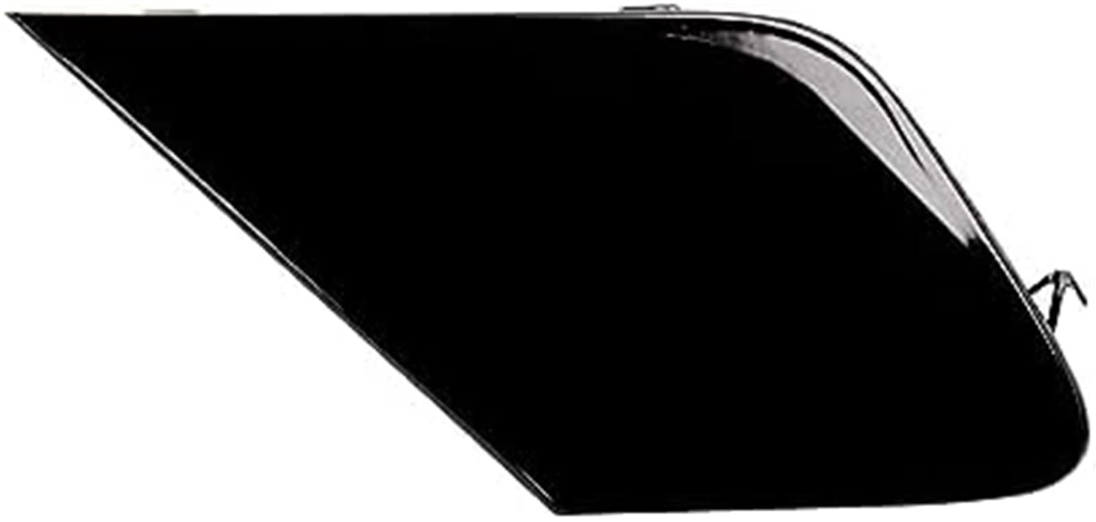 MEXWLOP Abschlepphaken-Ösenabdeckung, for Lexus, ES350 ES300H 2019-2020 ES250 2021 5212833919 5212733905 Links rechts, vordere Stoßstange Abschlepphakenkappe Abschleppösenabdeckung (Größe : Black driv von MEXWLOP