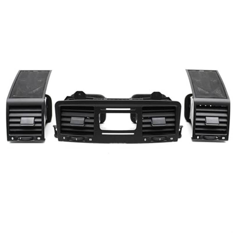 MEXWLOP Armaturenbrett, zentral Links, rechts, AC-Entlüftungsgitter, Luftauslass-Baugruppe, for, G-Klasse W463 2004–2018(Black Model B 3PCS Set) von MEXWLOP