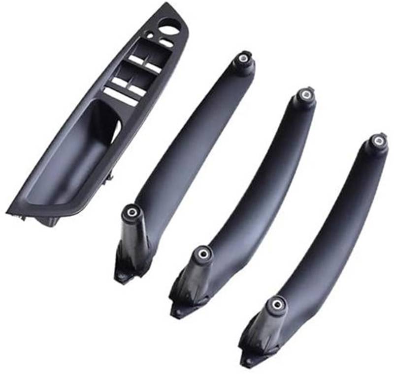 MEXWLOP Armlehne Auto Links vorne Fahrersitz LHD Innentürgriff Innenverkleidung Zugverkleidung, for, E70 E71 X5 X6 2007–2014 51416969401 Autotür-Zuziehgriff(Black-4pcs) von MEXWLOP