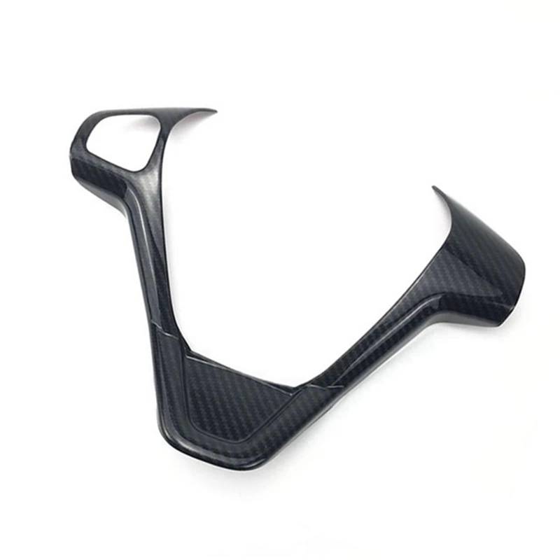 MEXWLOP Auto Carbon Faser Lenkrad Panel Abdeckung Trim Rahmen, for Ford, for Fiesta MK7 2009-2017, for Ecosport 2012-2017 Lenkradaufkleber von MEXWLOP