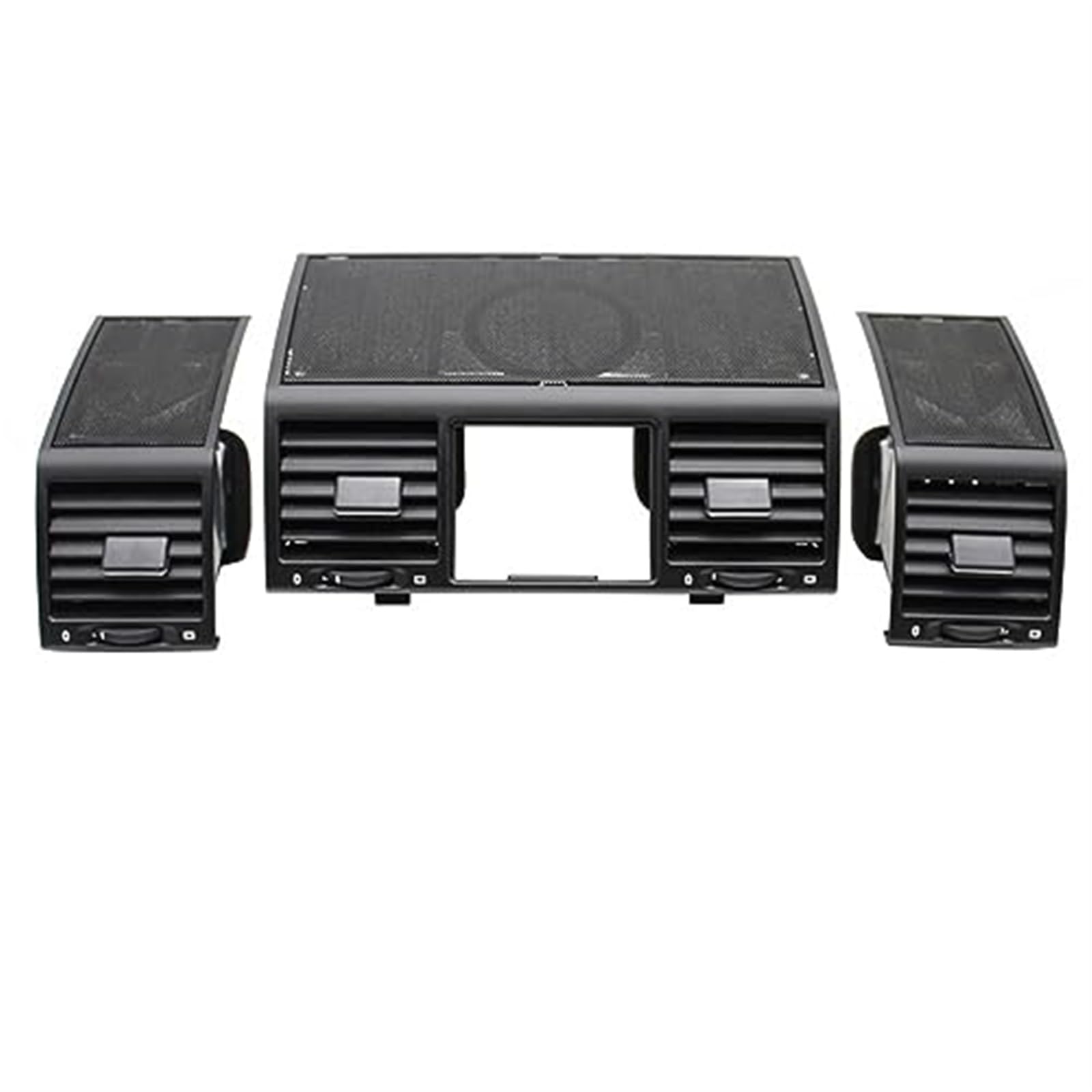 MEXWLOP Auto-Front-Links-Rechts-Klimaanlage, AC-Entlüftungsauslass, Lautsprecherabdeckung, for, G-Klasse W463 2004–2018(Black A Front 3pcs Set) von MEXWLOP