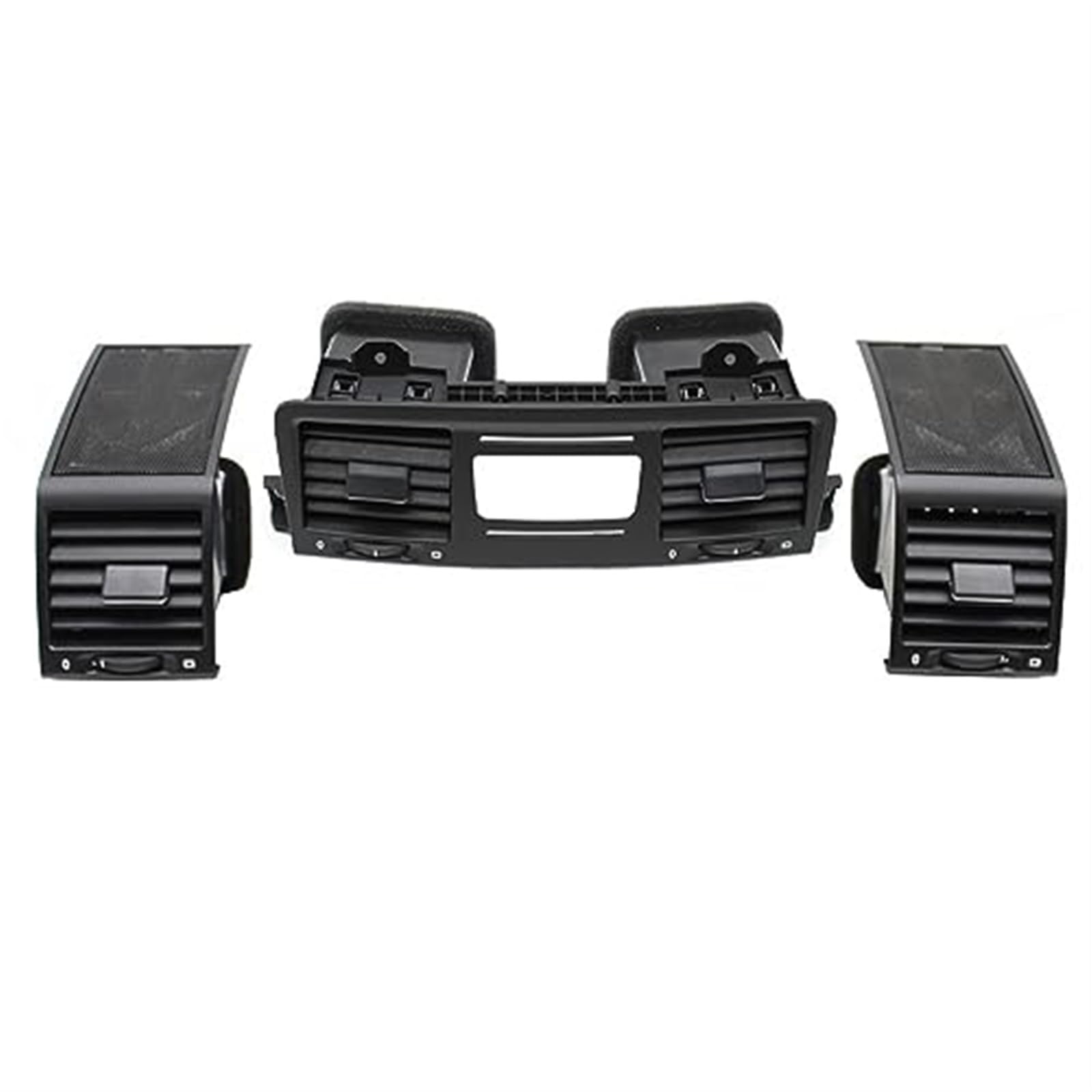 MEXWLOP Auto-Front-Links-Rechts-Klimaanlage, AC-Entlüftungsauslass, Lautsprecherabdeckung, for, G-Klasse W463 2004–2018(Black B Front 3pcs Set) von MEXWLOP