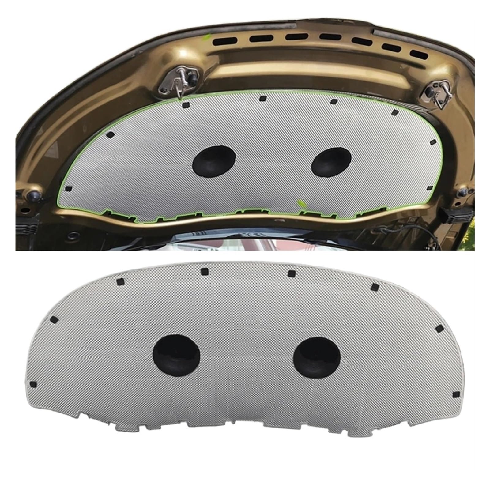 MEXWLOP Auto Front Motorhaube Schall Wärmedämmung Wattepad, for Skoda, for KODIAQ, GT 2017-2021 Heckstoßstangenschutz fürs Auto MEXWLOP Auto Front Motorhaube Schall Wärmedämmung Wattepad, for Skoda, for KODIAQ, GT 2017-2021 Heckstoßstangenschutz fürs Auto von MEXWLOP