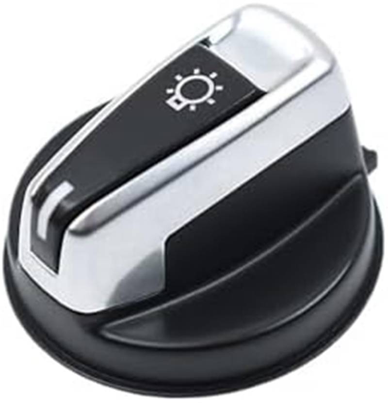 MEXWLOP Auto-Frontscheinwerferschalter, Drehknopfkappe for Scheinwerfer, for, 1er 3er X1 Serie E84 E87 E88 E82 E90 E91 E92 E93 61316932794 Scheinwerferschalter von MEXWLOP