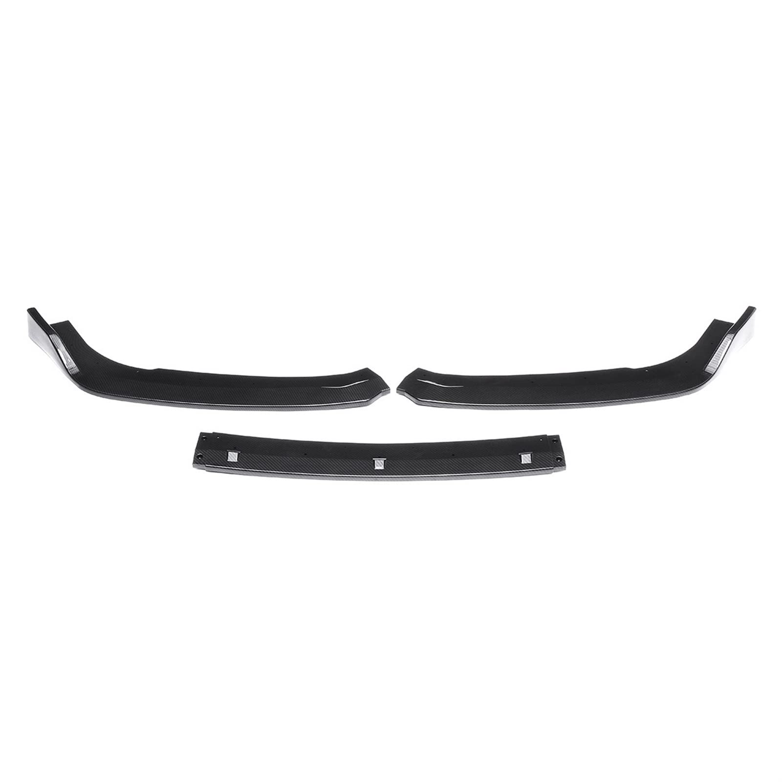 MEXWLOP Auto Frontstoßstange Splitter Lip Spoiler Splitter Body Kit Diffusor Schutzabdeckung, for Accord, 4Dr 2018–2019 Frontstoßstangenlippe(Carbon Fiber Look) von MEXWLOP