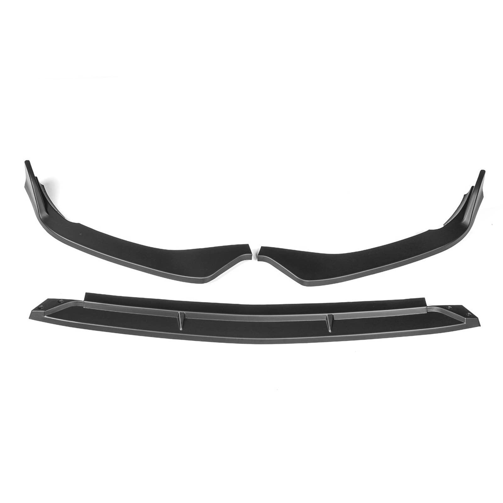 MEXWLOP Auto-Frontstoßstangen-Lippensplitter, Kinn-Stoßstangen-Body-Kits, Spoiler, for Mercedes-Benz, C-Klasse W206 C200 C260 2021 2022 Frontstoßstangenlippe(Matte Black) von MEXWLOP