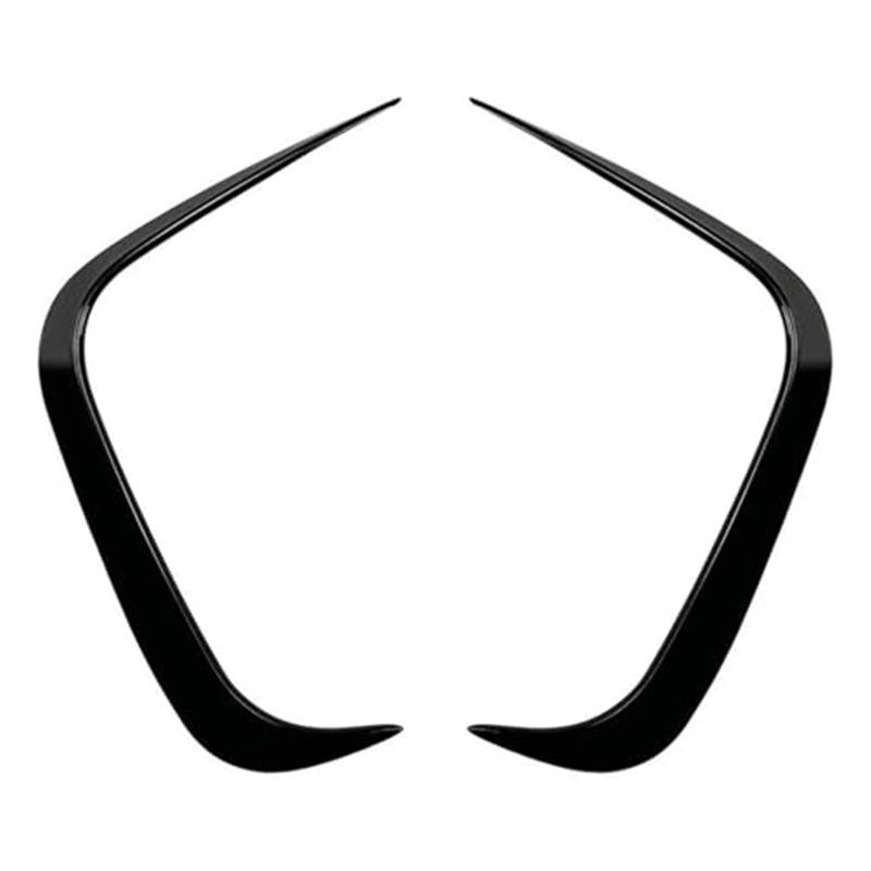 MEXWLOP Auto Heckspoiler, for, for 2er, for M2 F87 2016 2017 2018 2019 2020 2021 Heckstoßstange Seitensplitter Spoiler Canard Air Vent Auto Heckspoiler(Gloss Black) von MEXWLOP