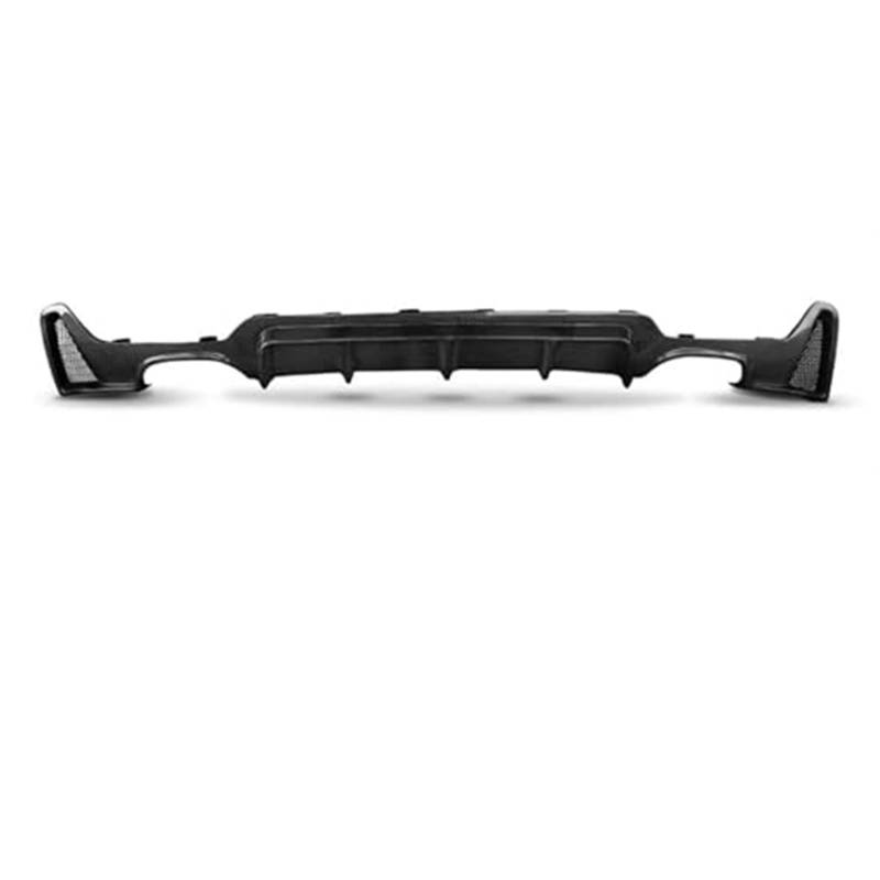 MEXWLOP Auto Heckspoiler, for, for 4er, for F32 F33 F36 435i 2014-2020 Auto Heckstoßstange Auspuff Diffusorlippe Auto Heckspoiler(Carbon Fiber Look Black) von MEXWLOP