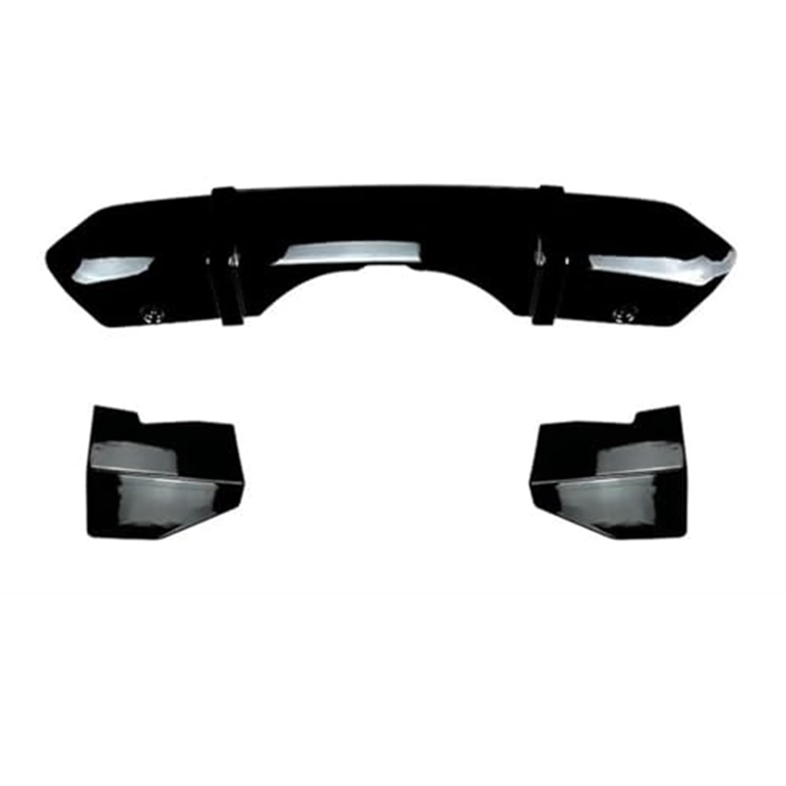 MEXWLOP Auto Heckspoiler Autozubehör Heckspoilerlippe Diffusor Spoiler Splitter Schutz Hecklippe Spoilerecke, for, for X5 F15 2014-2018 Auto Heckspoiler(Gloss Black) von MEXWLOP