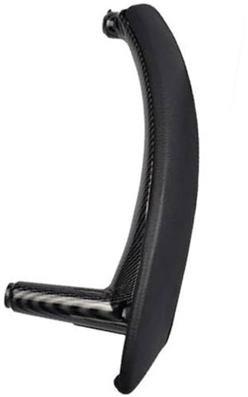 MEXWLOP Auto-Innenraum-Innentür-Zuggriff-Trimm-Abdeckungsplatte, for, E70 E71 X5 X6 LHD Auto-Innen-Außen-Leder-Set-Abdeckungsbaugruppe Autotür-Zuziehgriff(Black CF-Right) von MEXWLOP