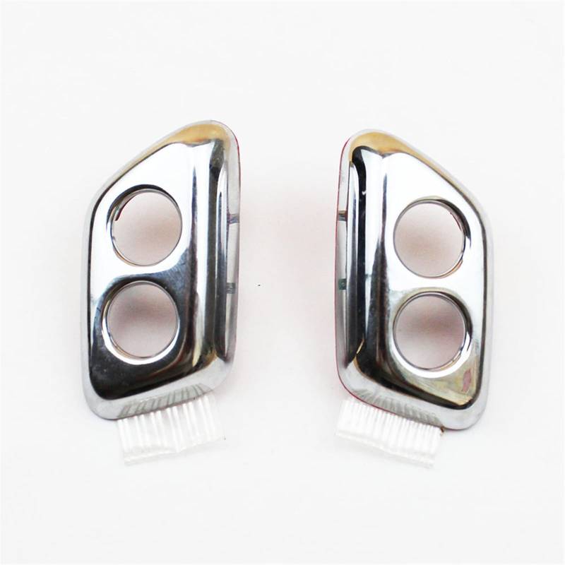 MEXWLOP Auto Styling Chrom Frontstoßstange Links Rechts Jet Cap Scheinwerfer Scheinwerfer Wassersprühdüsenabdeckung, for Chrysler, 300C Scheinwerferwaschdüse von MEXWLOP