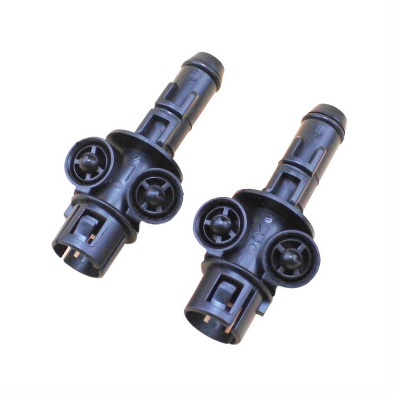 MEXWLOP Auto Styling Frontstoßstangen Scheinwerfer Düse Sprayer Jet Washer Scheinwerfer Reiniger Abdeckung Adapter Halter, for, for Toyota, Avensis Kappe für Scheinwerferwaschdüse(Pair) von MEXWLOP