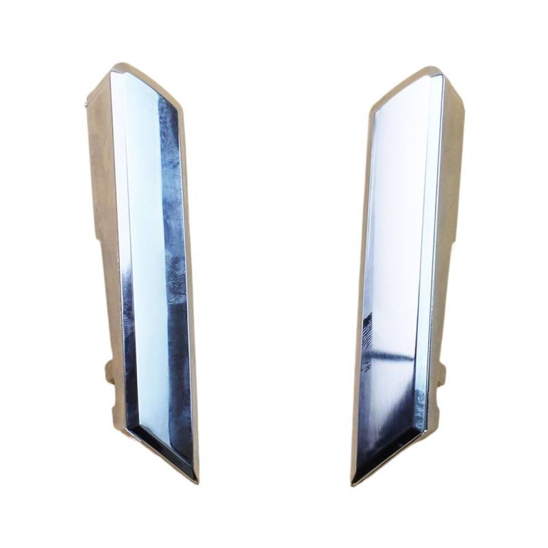 MEXWLOP Auto Styling1PCS Stoßstange Scheinwerfer Kopf Licht Waschanlage Düse Chrom Abdeckung Kappe Silber, for, for Subaru, Legacy Outback 2003-2009 Kappe für Scheinwerferwaschdüse(Left and Right) von MEXWLOP