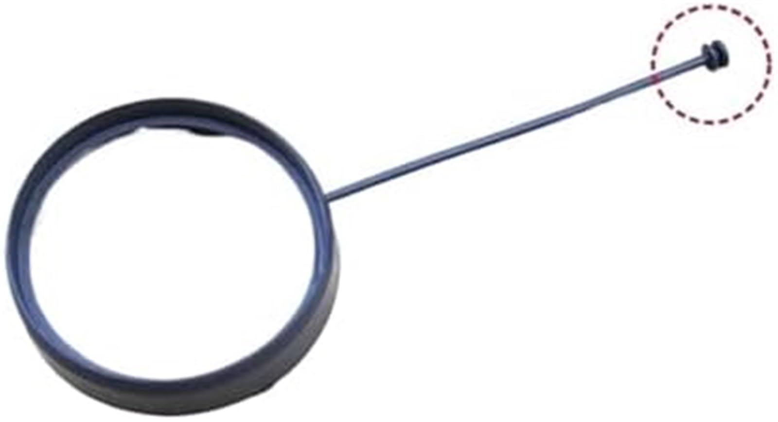MEXWLOP Auto-Tankdeckel-Abdeckleitung, Kabelseilring A2214700605, for Mercedes-Benz, for ACE S-Klasse W202 W203 W204 W210 W211 W212 W220 Tankdeckel mit Haltegurt(Black Old Type with Clip) von MEXWLOP