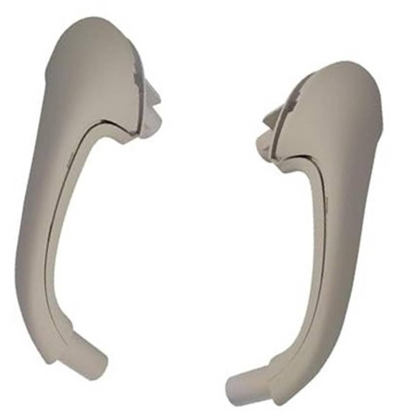 MEXWLOP Auto Vorne Links Rechts Innen Tür Pull Träger Abdeckungen Griffe Trim, for Mercedes-Benz, W203 C-Klasse 2038101551 2038101651 Autotür-Zuziehgriff(Alpaca Gray-Front) von MEXWLOP