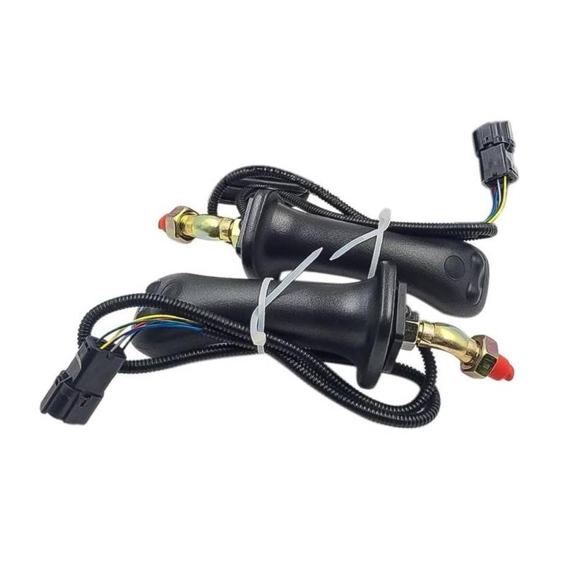 MEXWLOP Autoreparatur-Baggerzubehör, for 225-9215-9 Joystick-Griff DREI Tasten mit Stecker Reparaturteile Joystick zur Baggersteuerung von MEXWLOP