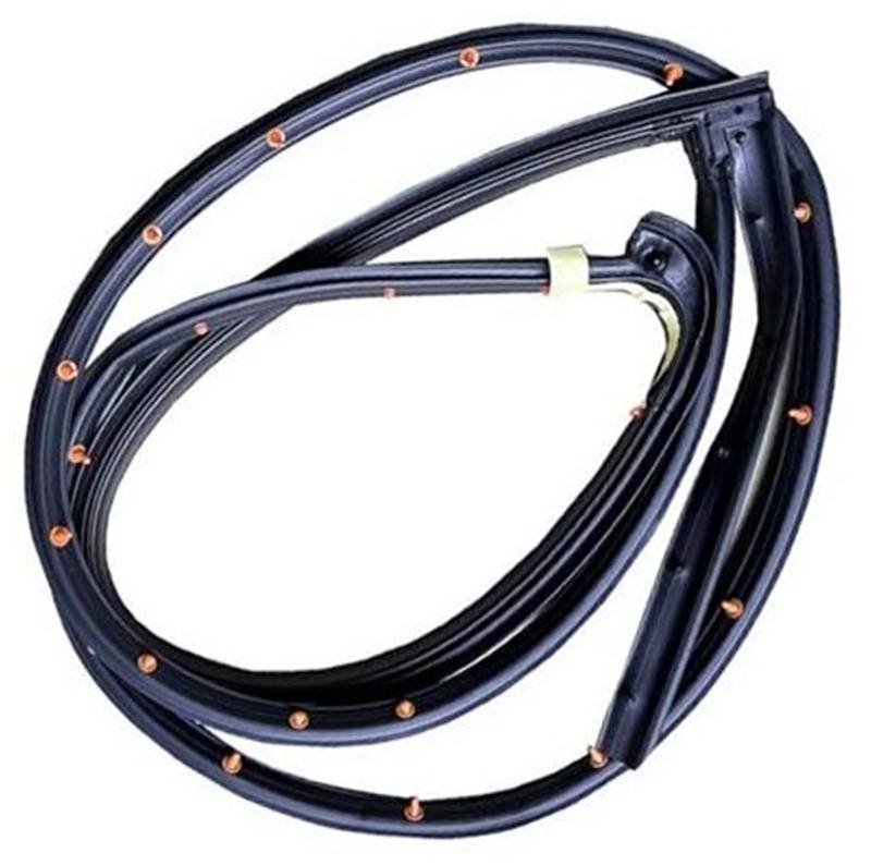 MEXWLOP Autotürkantenschutz, for Hyundai, for Veloster 5.0 2012-2017 82130-2V000 82140-2V000 83140-2V000 Karosserietürgummi Autotürkantenschutz(Black Rear Right) von MEXWLOP