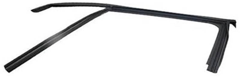 MEXWLOP Autotürkantenschutz, for Peugeot, 208 2008 4-türige Autofenster Obere Gummileiste Abdichtung Türglasheber Führungsnut Autotürkantenschutz(Black Front Left) von MEXWLOP