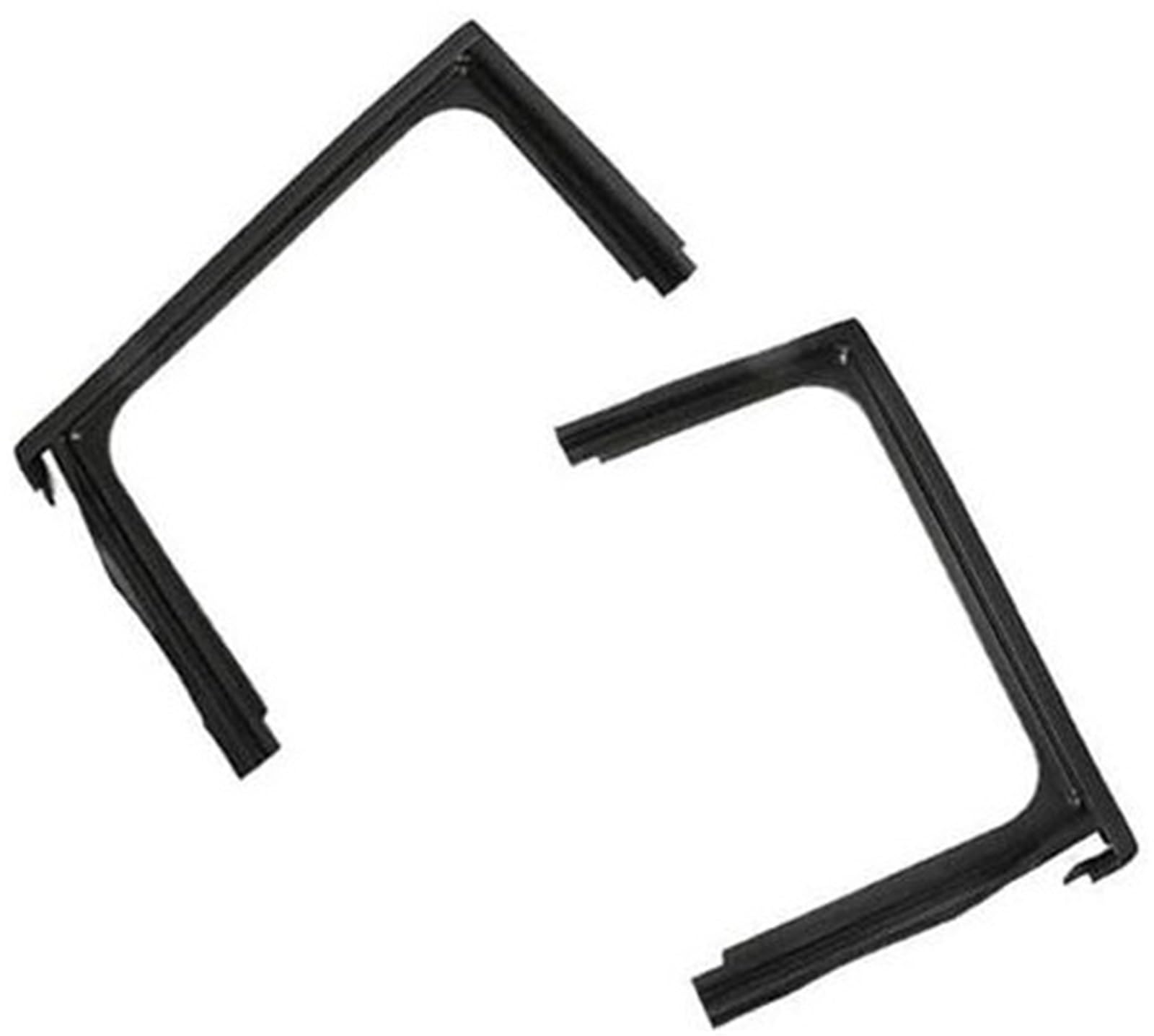 MEXWLOP Autotürkantenschutz Autofenster Obere Gummileiste Abdichtung Türglasheber Führungsnut Schmutzfängerdichtung, for Peugeot, 2008 Autotürkantenschutz(Black Rear Set) von MEXWLOP