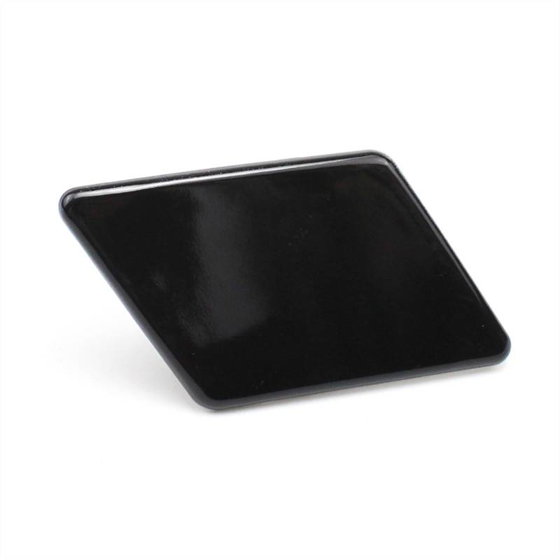 MEXWLOP Autozubehör Schwarz lackierte Scheinwerferwaschdüsen-Abdeckkappe, for E90 E91 320i 325i 330i 2009–2011 61677211209 61677211210 Kappe für Scheinwerferwaschdüse(Right Side) von MEXWLOP
