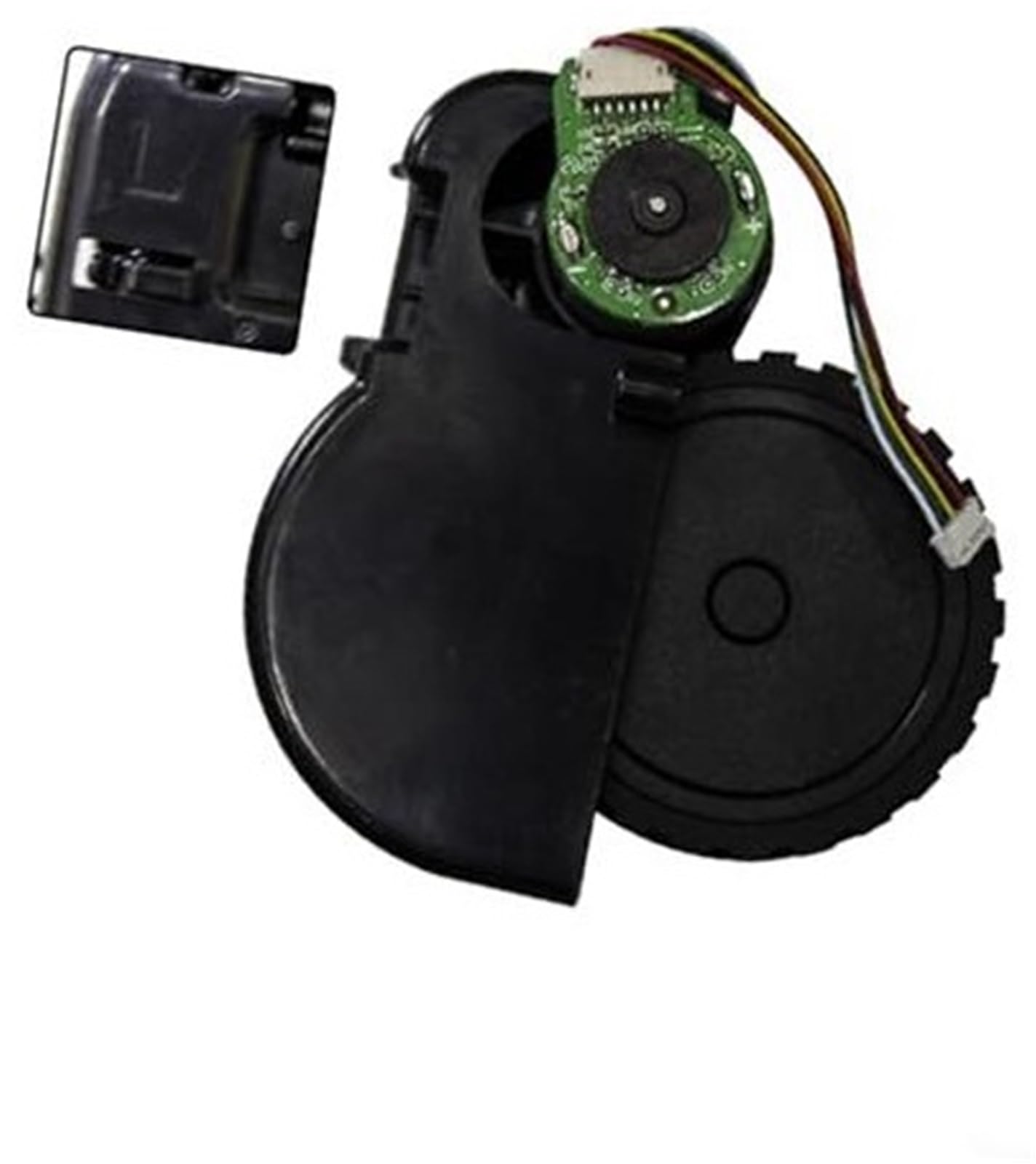 MEXWLOP Ersatz-Radmotor for Mamibot Roboterstaubsauger, Linke und rechte Räder (RECHTES Rad + LINKES Rad) Staubsauger-Ersatzräder(Black Left Wheel) von MEXWLOP