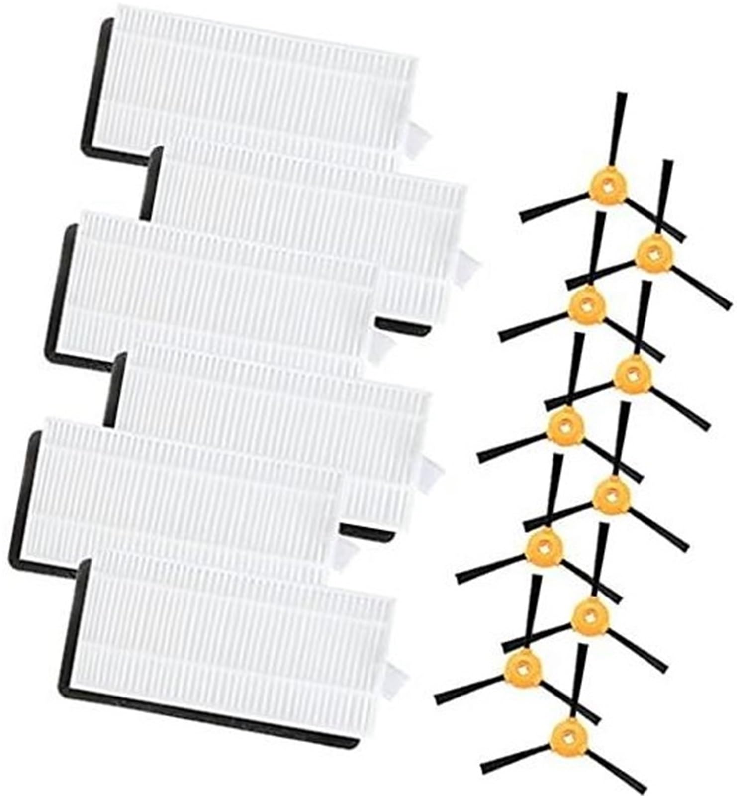 MEXWLOP Ersatz for Lefant M200 M201 M520M M501-A M571 T700 M501 T800 M301 Staubsauger, 10 Seitenbürsten und 6 Hepa-Filter Roboterstaubsauger-Ersatzset MEXWLOP Ersatz for Lefant M200 M201 M520M M501-A M571 T700 M501 T800 M301 Staubsauger, 10 Seitenbürsten und 6 Hepa-Filter Roboterstaubsauger-Ersatzset von MEXWLOP