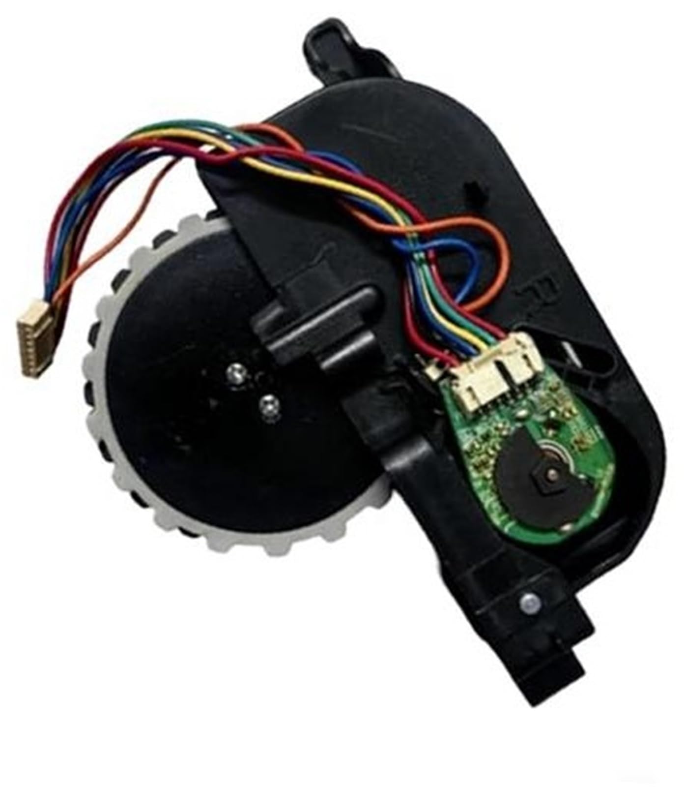 MEXWLOP Ersatzradbaugruppe mit Motor for Midea, I5 I9 Roboterstaubsauger (linkes und rechtes Rad) Staubsauger-Ersatzräder(Black R Wheel) von MEXWLOP