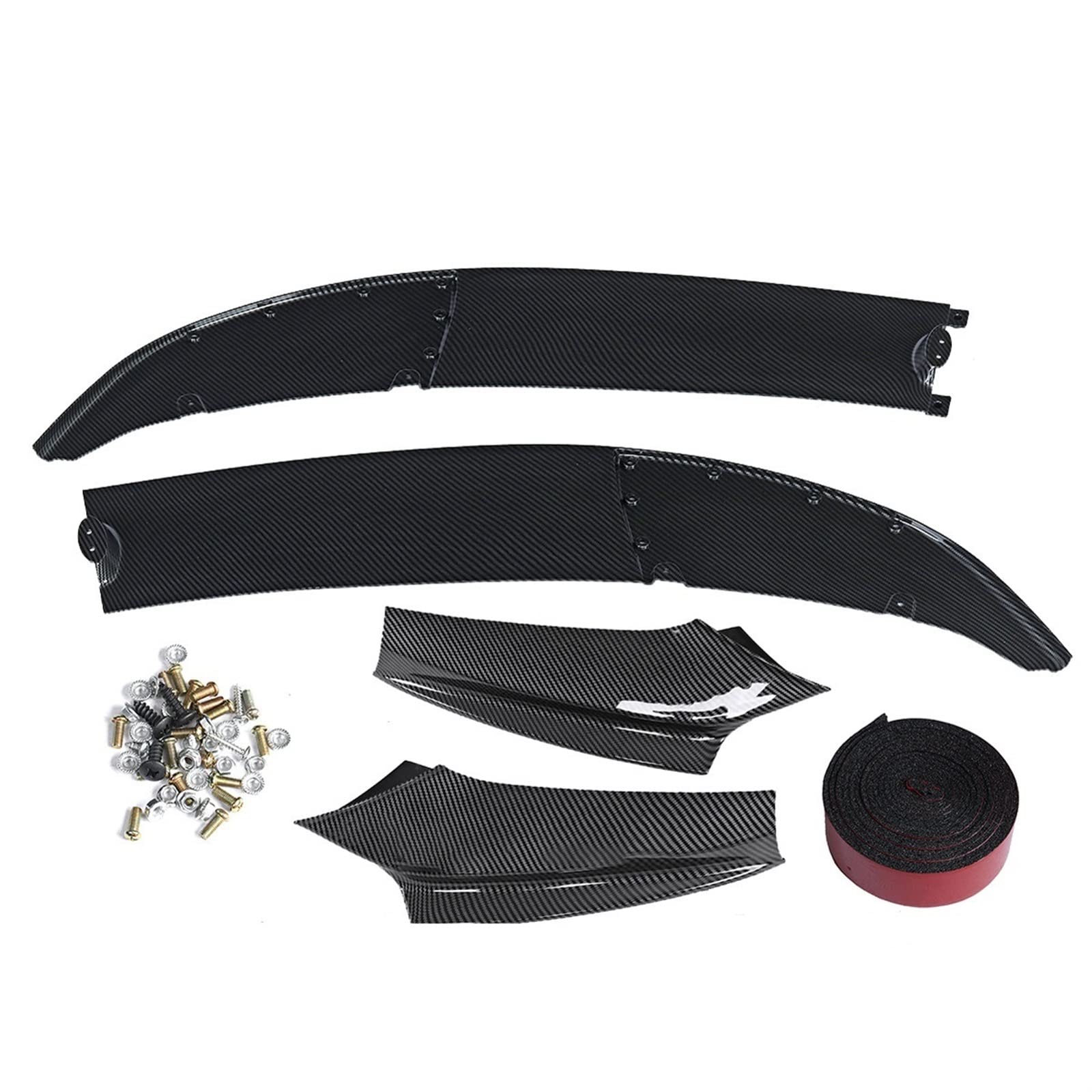 MEXWLOP F10 Auto-Frontstoßstangen-Splitter, Lippenspoiler, Stoßstangen-Diffusor, for, F10 5er-Serie 535i 528i M Sport 2011–2016, Stoßstangenschürzenschutz Frontstoßstangenlippe(Carbon Fiber Look) MEXWLOP F10 Auto-Frontstoßstangen-Splitter, Lippenspoiler, Stoßstangen-Diffusor, for, F10 5er-Serie 535i 528i M Sport 2011–2016, Stoßstangenschürzenschutz Frontstoßstangenlippe(Carbon Fiber Look) von MEXWLOP