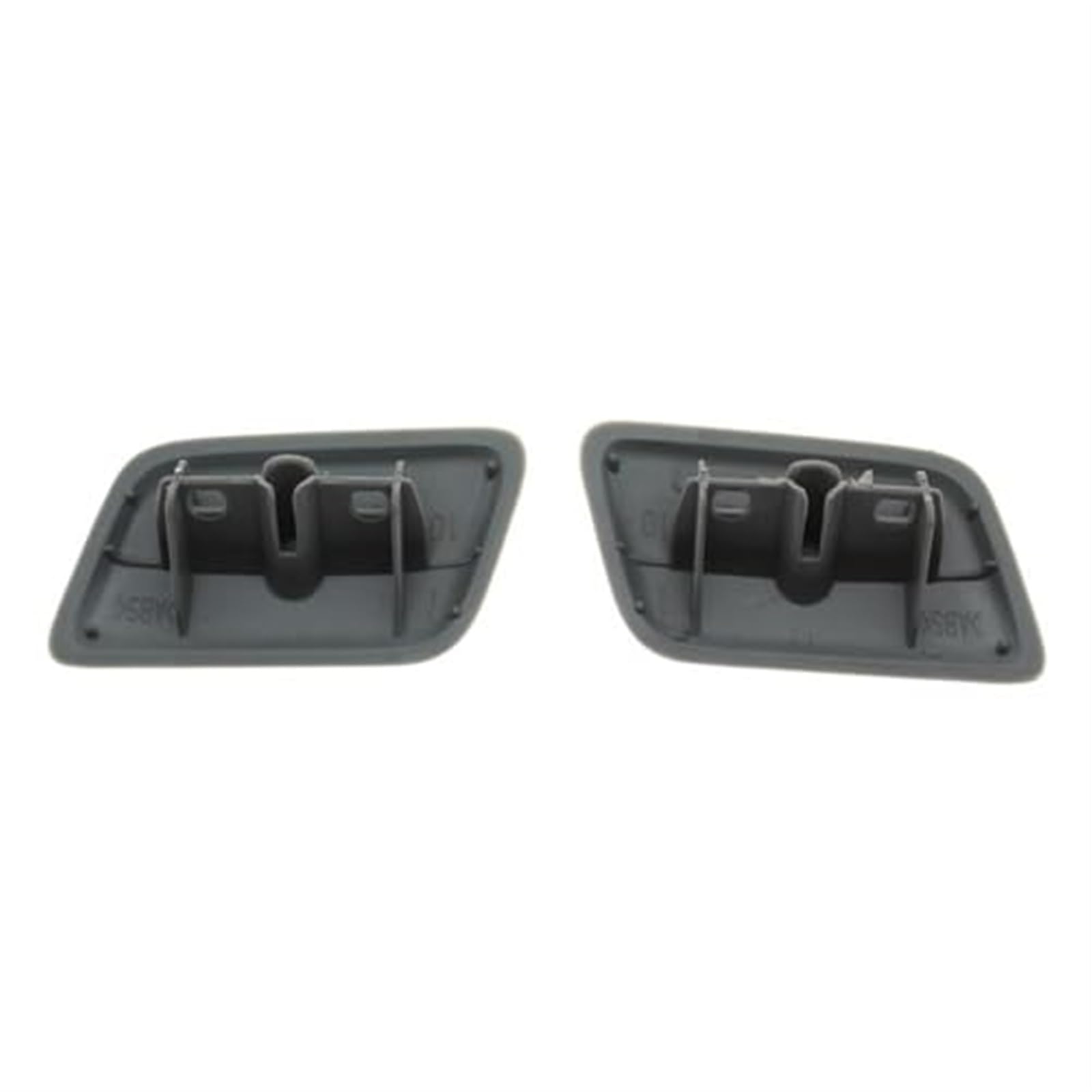MEXWLOP Frontstoßstange Scheinwerferwaschanlage Sprühdüse Jet Abdeckkappe, for Mitsubishi, Outlander XL 2010 2011 2012 2013 8264A139BA 8264A140BA Scheinwerferwaschanlagenabdeckung(Black Set) von MEXWLOP
