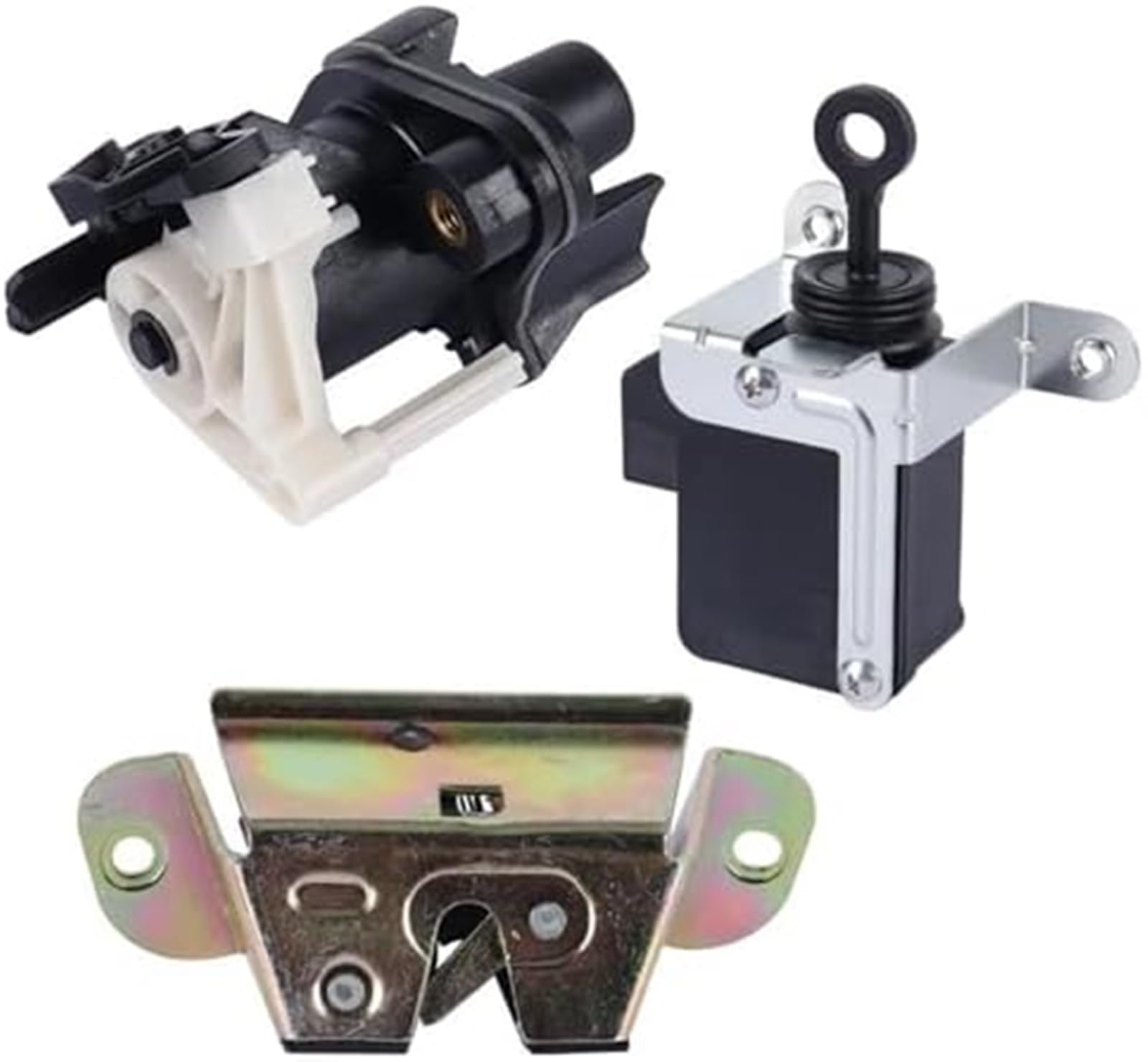 MEXWLOP Heckklappenverriegelung, Heckklappenschloss, Verriegelungsmechanismus, for Citroen, for C1, for Peugeot, 107 2005–2010 2011 2012 2013 2014, Heckklappenschloss (Montagesatz) Kofferraumschalter( von MEXWLOP