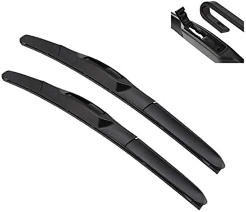 MEXWLOP Hochwertiges Auto-Wischerblatt, for Porsche, Boxster 986 22"+21" 1996-2004 Frontscheibenwaschanlage Windschutzscheibe Scheibenwischerblätter Zubehör Perfekt, for Windschutzscheiben (Farbe: Typ von MEXWLOP