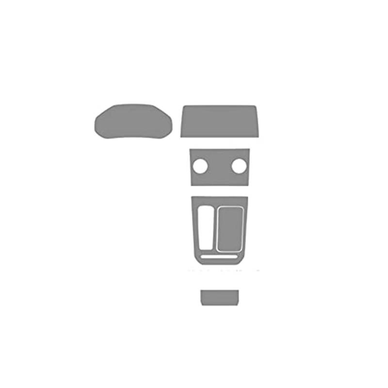 MEXWLOP Instrumenten-Displayschutzfolie, for Chery, for Tiggo 8 2017 2018 2019 2020, Auto-TPU-Schutzfolie, Armaturenbrett, GPS-Navigation, Bildschirmschutzfolie, gehärtetes Glas Auto-Displayschutz(BLA von MEXWLOP