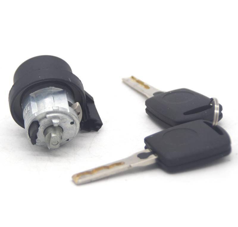 MEXWLOP KOMPLETTES Schloss-Set ZÜNDSCHALTER LINKES TÜRSCHLOSS-Zylinder, for Skoda, for Octavia, 2005-2008 1Z0837167C 6Y0898167E von MEXWLOP