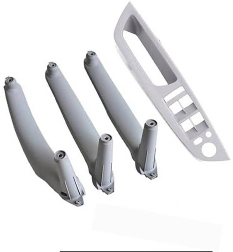 MEXWLOP LHD 3 Farben Innentür Armlehne Fenster Schalttafel Zuggriff Verkleidung Ersatz, for, X5 X6 E70 E71 51416969401 Autotür-Zuziehgriff(Gray-4pcs) von MEXWLOP