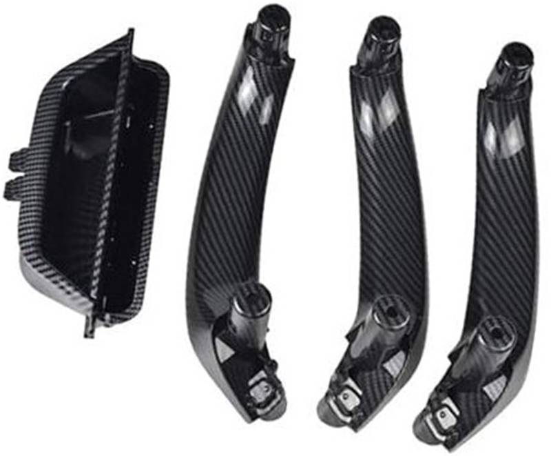 MEXWLOP LHD Innenraum Fahrerseite Beifahrertür Zuggriff Armlehne Panel Abdeckung Verkleidung, for, X3 X4 F25 F26 2010-2017 51417394519 51417394529 Autotür-Zuziehgriff(CF-4pcs) von MEXWLOP