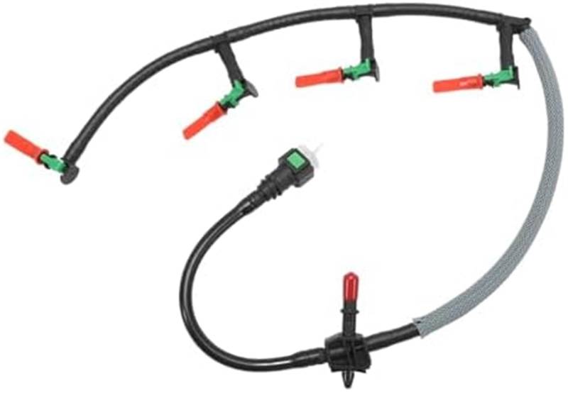 MEXWLOP Leckagerohr for Kraftstoffrücklauf der Einspritzdüsen, for Transit Mk7 Mk8 1761934, Leckagerohr for Kraftstoffeinspritzdüsen, kompatibel mit Custom Boxer Relay Ducato 2.2 TDCI 1731700 1746582 von MEXWLOP