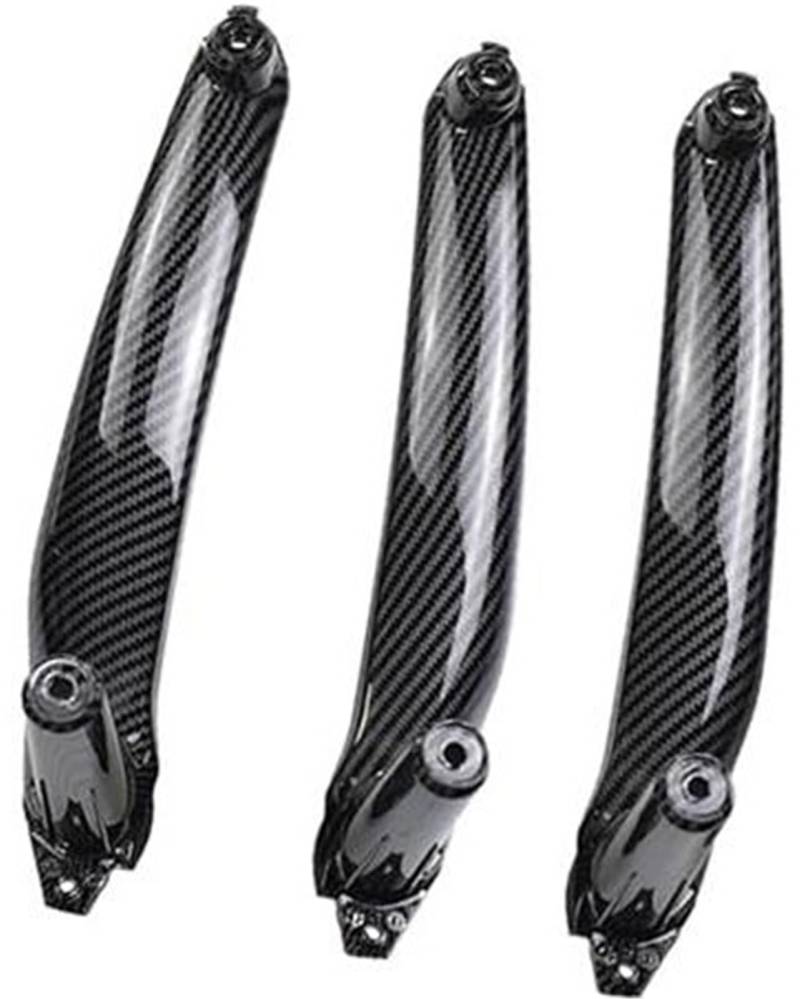 MEXWLOP Linke rechte Seite Innenarmlehne Türverkleidung Griff Zugverkleidungsabdeckung, for, E70 X5 E71 X6 Autotür-Zuziehgriff(Carbon Fiber-LHD) von MEXWLOP
