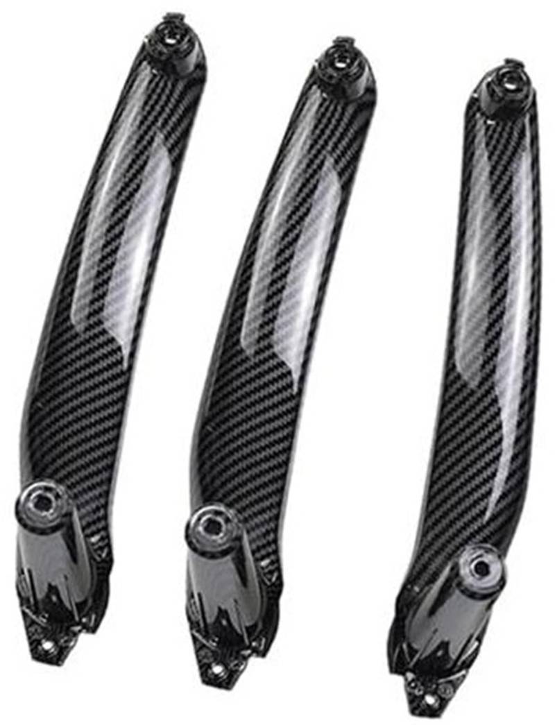 MEXWLOP Linke rechte Seite Innenarmlehne Türverkleidung Griff Zugverkleidungsabdeckung, for, E70 X5 E71 X6 Autotür-Zuziehgriff(Carbon Fiber-RHD) von MEXWLOP