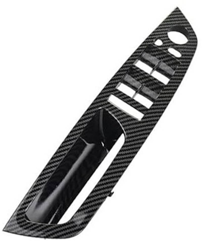 MEXWLOP Linker rechter Ruderantrieb-Innentürgriff, for, E70 E71 E72 X5 X6 Panel Pull Trim Cover 51416969401 51416969402 Autotür-Zuziehgriff(Carbon Fiber-Panel) von MEXWLOP