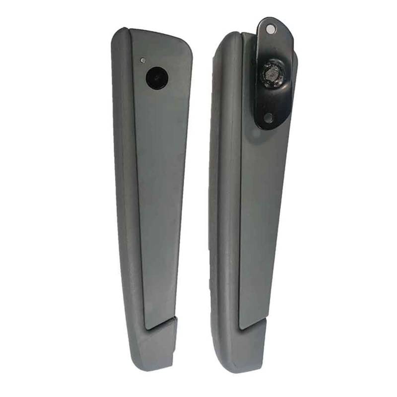 MEXWLOP Links/rechts verstellbare Auto-RV-Sitz-Armlehnen-Handhalterung, for Wohnmobil, Wohnmobil, Boot, LKW, Auto Auto-Armlehnenbox(Grey(Pair)) von MEXWLOP