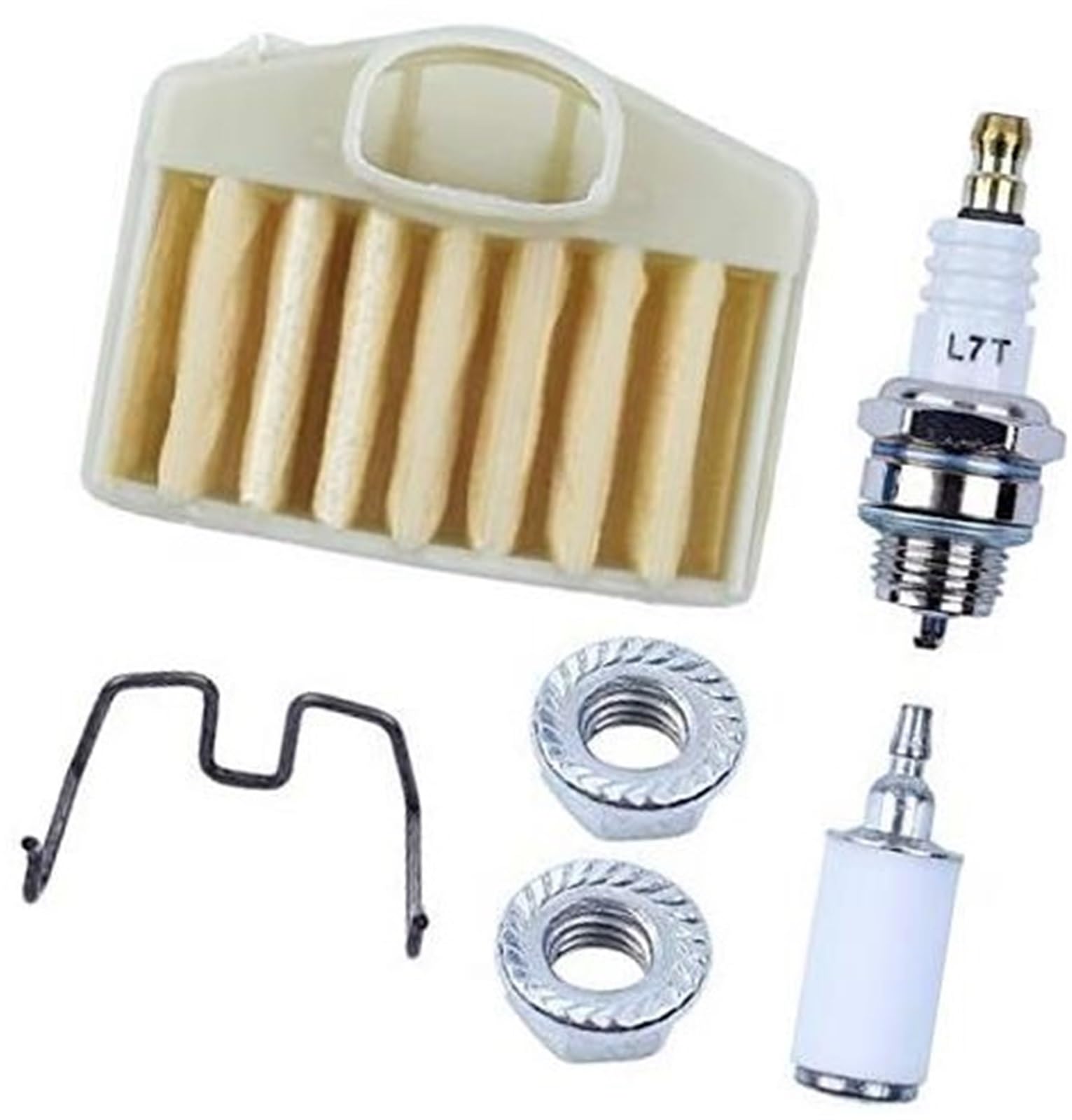 MEXWLOP Luftfilter, Kraftstofffilter, Muttern, Feder, Zündkerzensatz, for Husqvarna, 362 365 371 372 Kettensäge #503814502 Teile Rasenmäher-Zündkerze MEXWLOP Luftfilter, Kraftstofffilter, Muttern, Feder, Zündkerzensatz, for Husqvarna, 362 365 371 372 Kettensäge #503814502 Teile Rasenmäher-Zündkerze von MEXWLOP