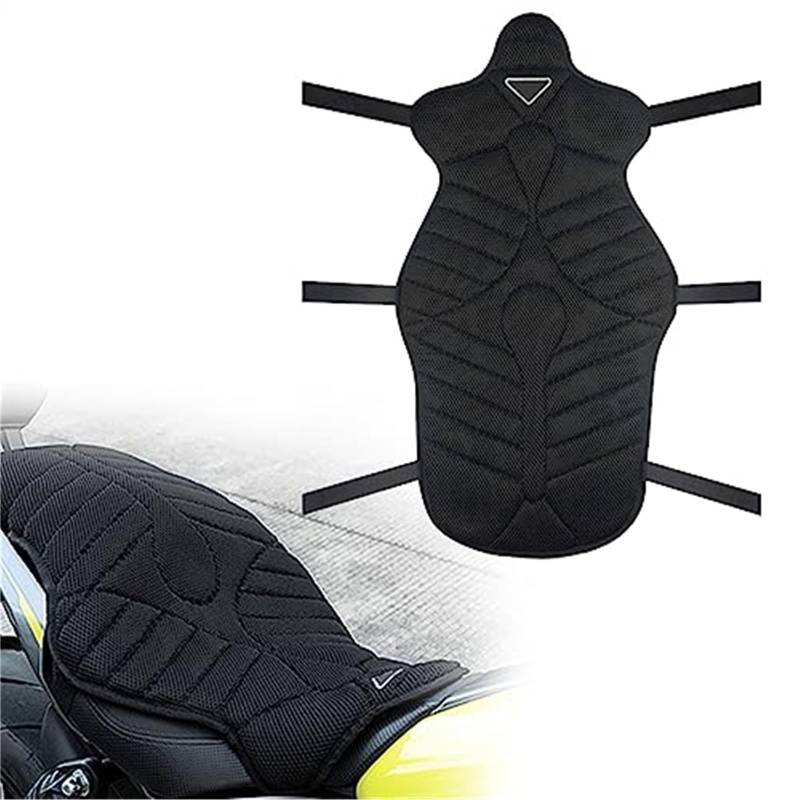 MEXWLOP Motorrad, for, R1200GS F800GS R1200RT, for Sitz, Kissen 3D Air Pad Cover Zubehör Motorrad-Sitzbezug(Black A) von MEXWLOP