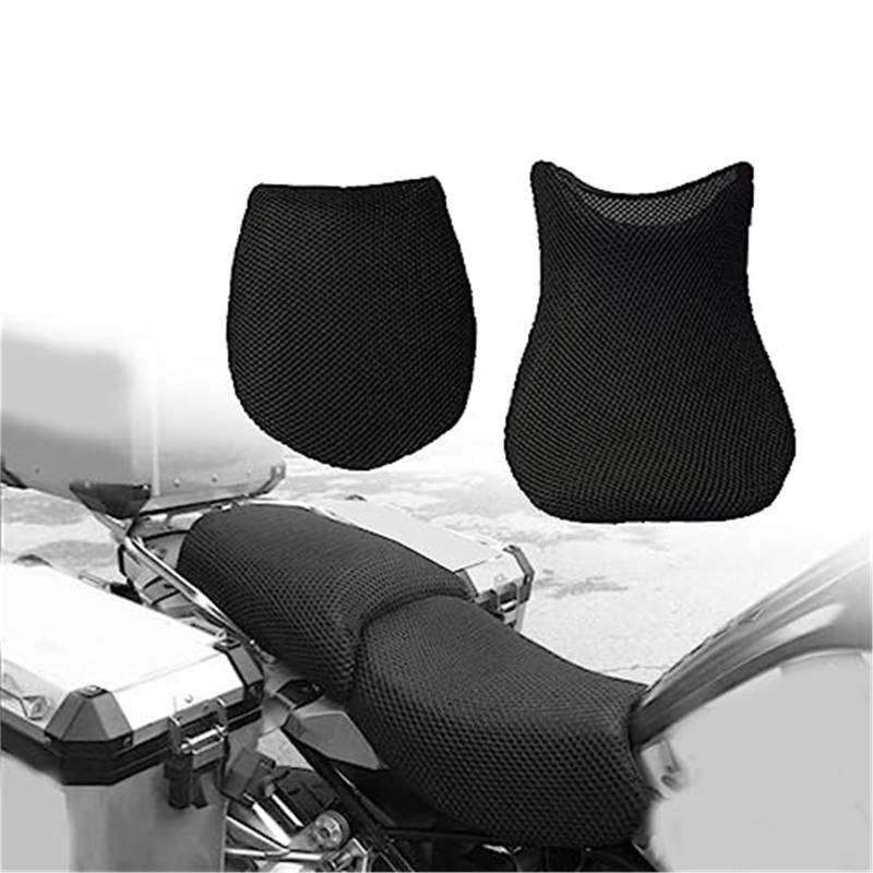 MEXWLOP Motorrad, for, R1200GS Rally, for Sitz, Abdeckung Kissenschutz Wasserdichtes Isolationsnetz Zubehör Motorrad-Sitzbezug(Black R1200r 15-18) von MEXWLOP