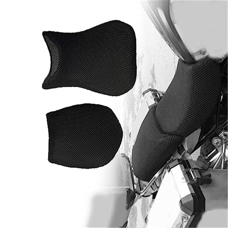 MEXWLOP Motorrad, for Sitz, Abdeckung Kissenschutz Wasserdichtes Isolationsnetz, for, R1250R R1250RT R1250RS R1250GS 2019- Zubehör Motorrad-Sitzbezug(Black R1250gs ADV) von MEXWLOP