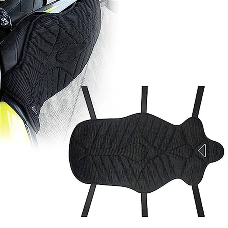MEXWLOP Motorrad, for Sitz, Kissen 3D Air Pad Cover, for Magna Vfr1200f Goldwing DCT Trike Zubehör Motorrad-Sitzbezug(Black A) von MEXWLOP