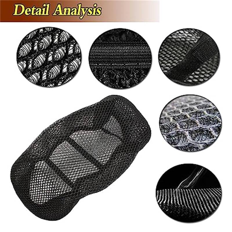 MEXWLOP Motorrad, for Sitz, Verkleidungskissenbezug, Netzisolierung, 3D-Netzschutzzubehör, for CB500X 500X 2019 2020 2021 2022 Zubehör Motorrad-Sitzbezug von MEXWLOP