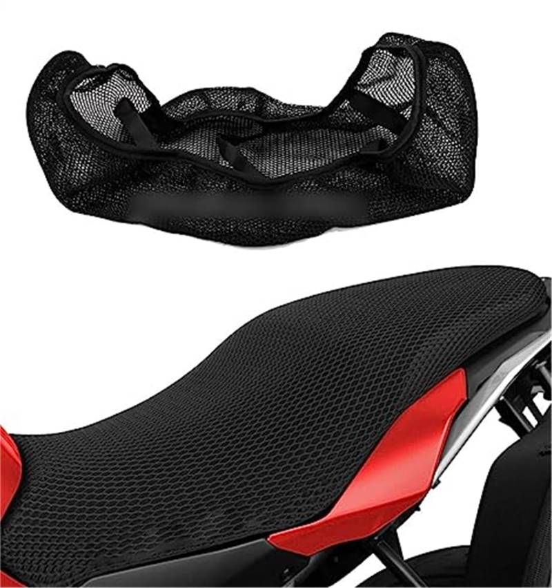 MEXWLOP Motorrad, for Tracer 700 GT 2015 2016 2017 2018 2019 2020 Anti-Rutsch-3D-Netzgewebe, for Sitz, Bezug, atmungsaktives, wasserdichtes Kissenzubehör Motorrad-Sitzbezug von MEXWLOP