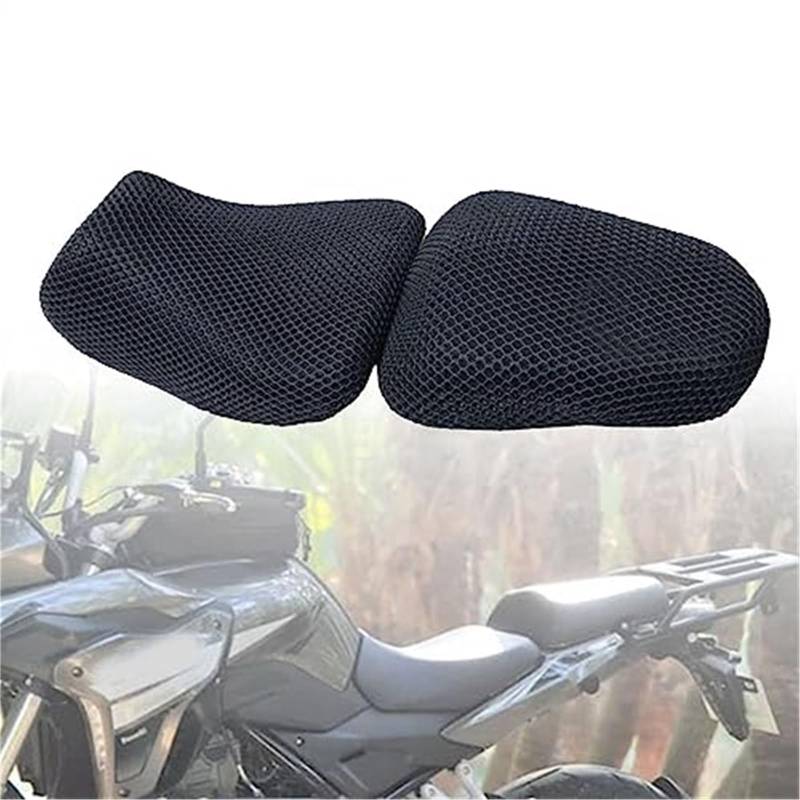MEXWLOP Motorrad 3D Mesh, for Sitz, Abdecknetz Kissenschutz Wasserdichtes Sonnenschutznetz, for Trk251 TRK 251 BJ250 BJ250-18A Zubehör Zubehör Motorrad-Sitzbezug von MEXWLOP
